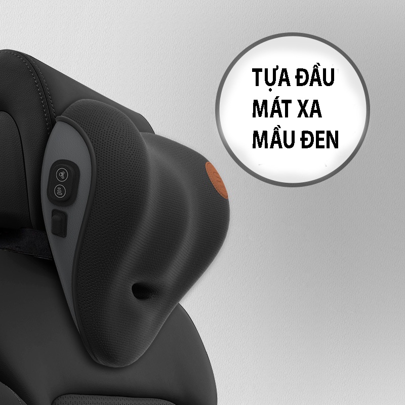 Gối tựa đầu tựa lưng xe hơi tích hợp massage - Gối Kê Cổ Tựa Lưng Chống Đau Mỏi Cổ Vai Cột Sống Lưng