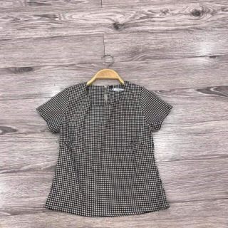 Áo croptop sọc caro