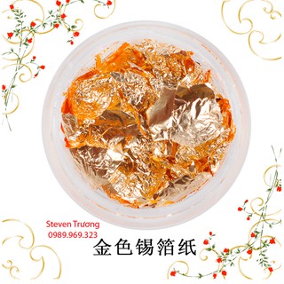 Giấy vàng bạc trang trí móng tay