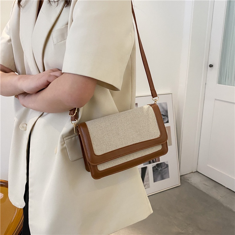 Túi Đeo Vai Hình Vuông Cỡ Nhỏ Thiết Kế Đơn Giản Thời Trang Hàn Quốc 2022 Cho Nữ