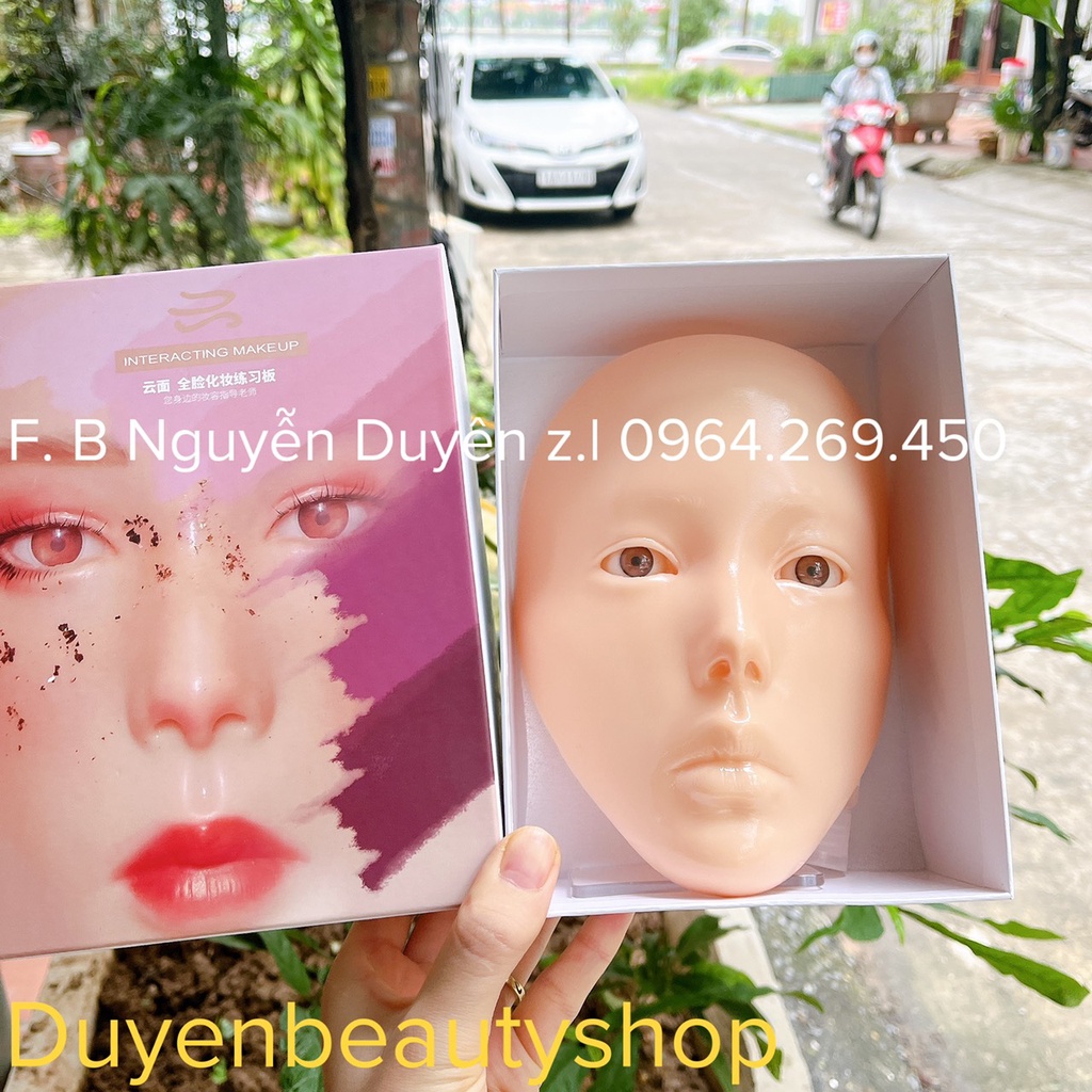 MẶT NẠ MAKE UP 3D luyện kỹ năng tay nghề mô phòng như da thật, bám phấn chuẩn Beauty