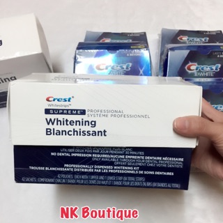 Crest Whitetrips Supreme Professional LOẠI SIÊU TRẮNG RĂNG