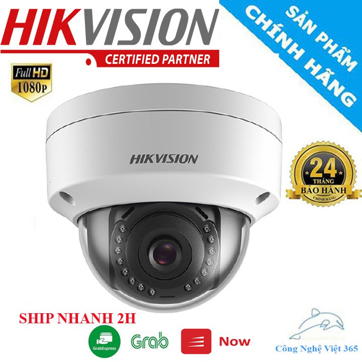 Camera IP HIKVISION DS-2CD1123G0E-I(L) 2.0 Megapixel hồng ngoại xa, chuẩn nén H265, hình ảnh Full HD- BẢO HÀNH 24 THANG