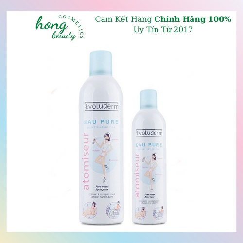 Xịt khoáng Evoluderm 150ml-400ml