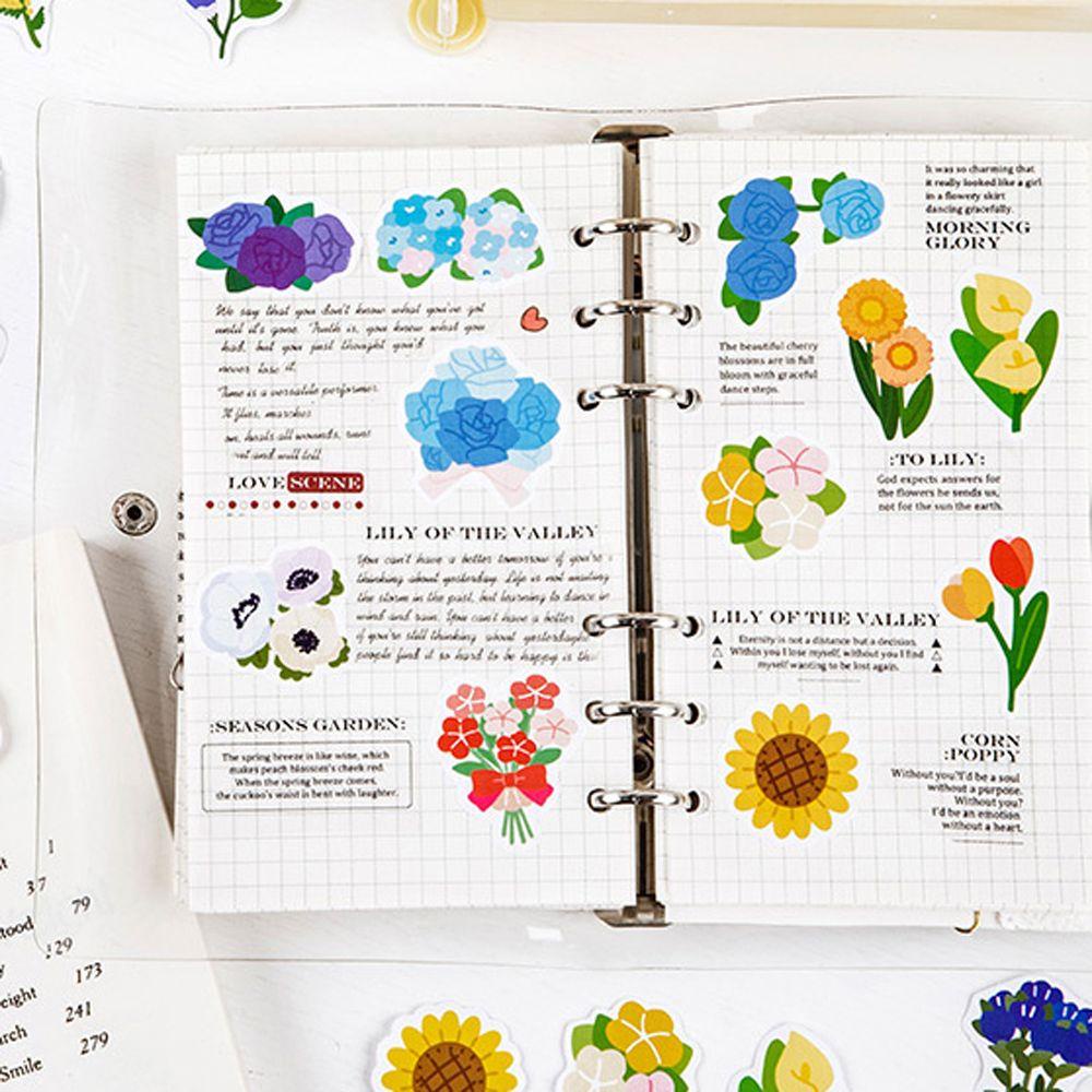 Sổ Tay Ghi Chú / Nhật Ký Hình Thức Ăn Hoạt Hình Kiểu Hàn Quốc