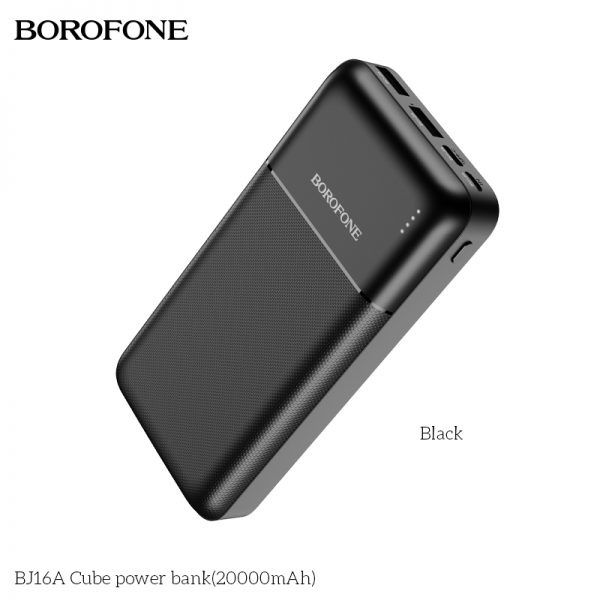 [CHÍNH HÃNG] Pin sạc dự phòng BOROFONE BJ16A cục sạc dự phòng 20000MAH hỗ trợ sạc nhiều thiết bị cùng lúc. sạc du phong