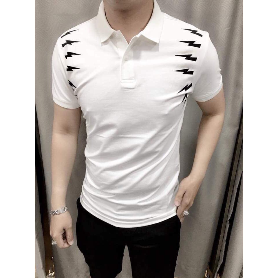 Áo thun nam có cổ cao cấp