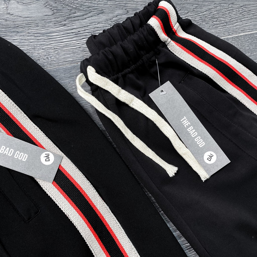 Quần The Bad God Basic Dài Họa Tiết Kẻ Đỏ Chất Liệu Poly Thoáng Mát - Lỗi 1 Đổi 1 | BigBuy360 - bigbuy360.vn