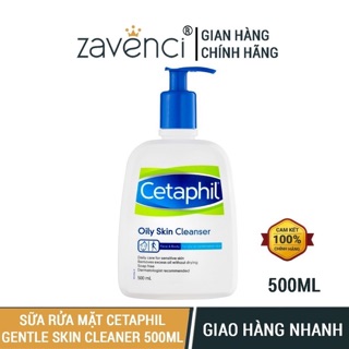 Sữa rửa mặt Cetaphil 500ml - ĐỦ BILL CHEMIST - DATE XA