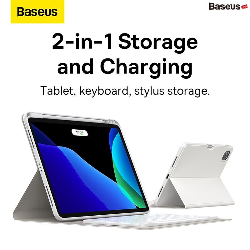 Bao Da Nam Châm Tích Hợp Bàn Phím Baseus Brilliance Detachable Keyboard Case cho iPad Pro（2018/2020/2021）