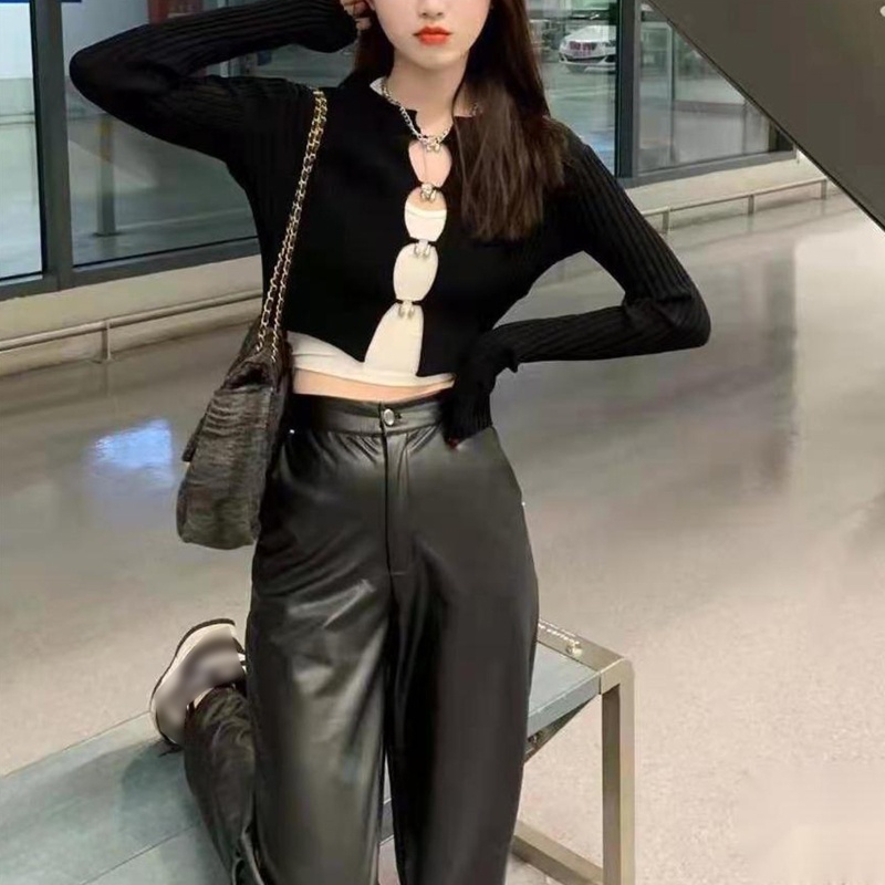 Brroa Áo Khoác Cardigan Dệt Kim Tay Dài Chống Nắng Thời Trang Đường Phố Mùa Hè Dễ Phối Đồ Cho Nữ