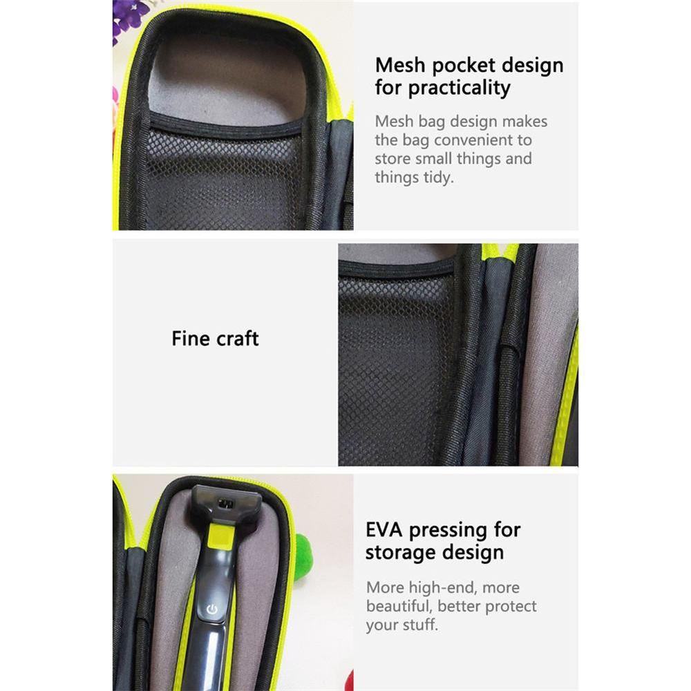 OCEANMAP Túi Đựng Dao Cạo Râu Chống Mài Mòn Có Khóa Kéo Tiện Dụng Ốp