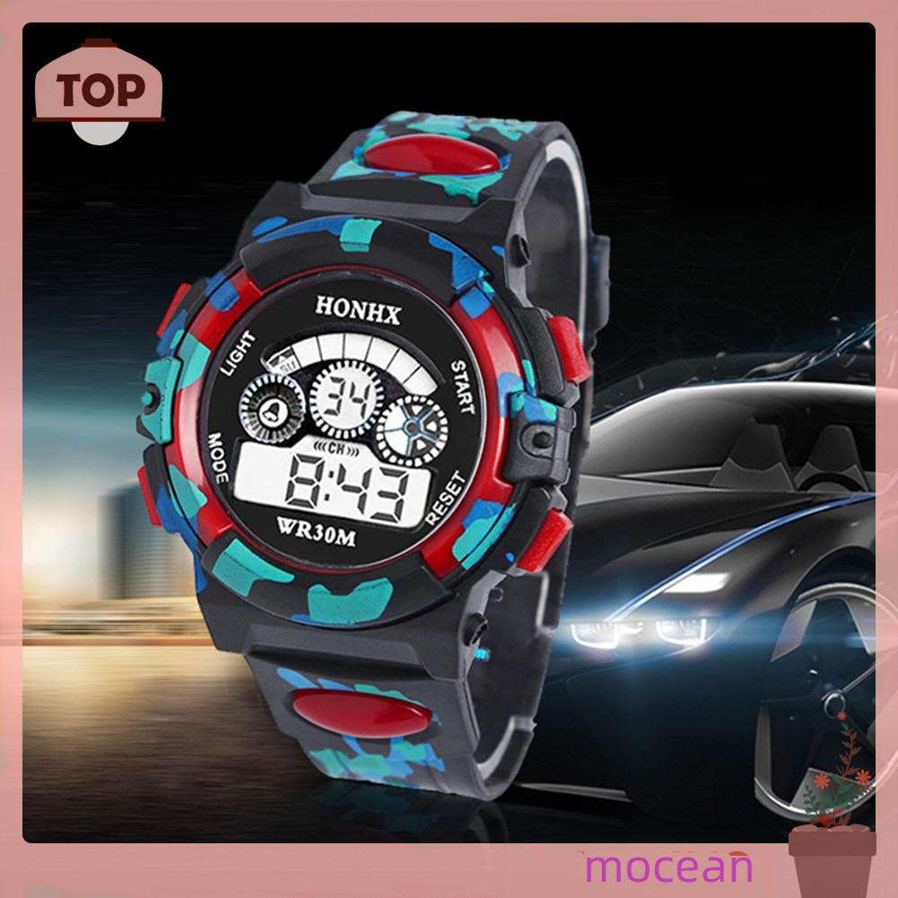 Đồng Hồ Điện Tử Đa Năng Chống Thấm Nước Cho Bé Trai