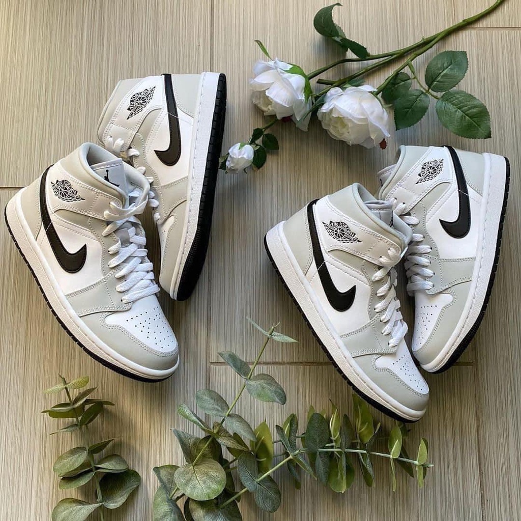 Giày Sneaker Jordan AF1 cao cấp full bill box - Giày thể thao nam nữ cổ cao màu đen trắng, xám, JD phối đồ cực chất M12 | BigBuy360 - bigbuy360.vn