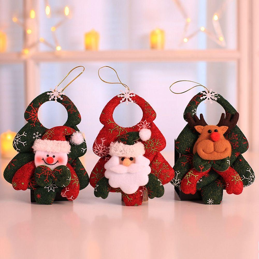 Phụ Kiện Treo Trang Trí Giáng Sinh Năm Mới Hình Ông Già Noel / Người Tuyết