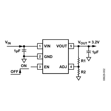 ADP162AUJZ-3.3-R7 LG LG1 LG1#PV 150mA 3.3V LDO ổn áp 3v3 trên card màn hình (gói 10 con)