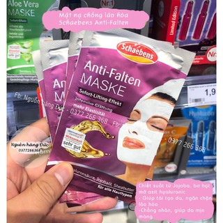 Mặt nạ Schaebens Đức Anti Falten chống lão hóa