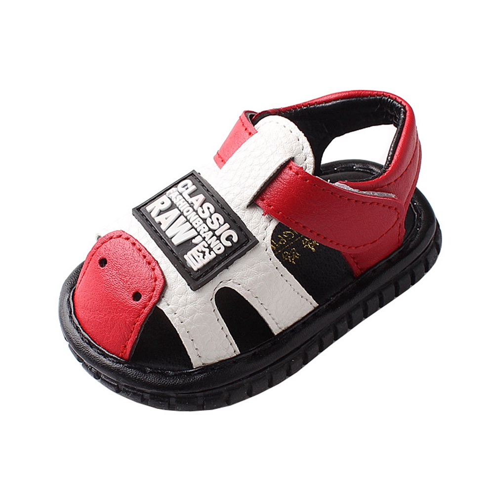 0-2 Years Korean Fashion Pre Walker Newborn Shoes for Baby Black Sandals Kids Boys Shoes Infant Toddler Sandals