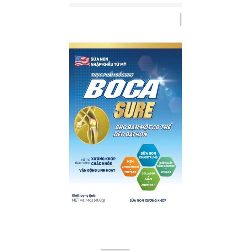 Sữa Boca sure hỗ trợ xương khớp