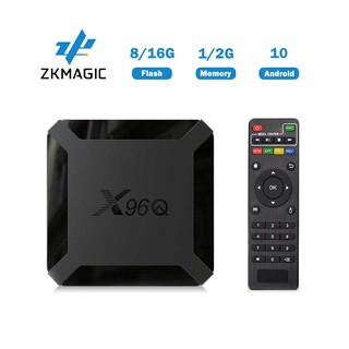 Thiết bị nhận tín hiệu TV Zkmagic X96Q 2.4G Wifi H313 4 Lõi 2GB 16GB 4K HDMI 2.0A