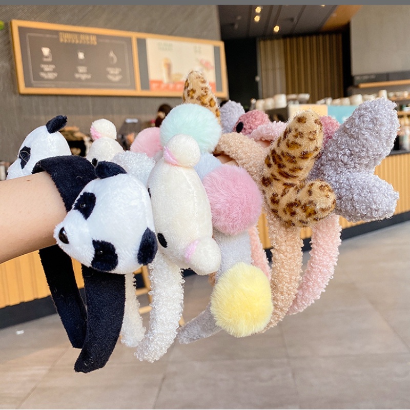 Băng đô rửa mặt hình động vật dễ thương phong cách Hàn Quốc