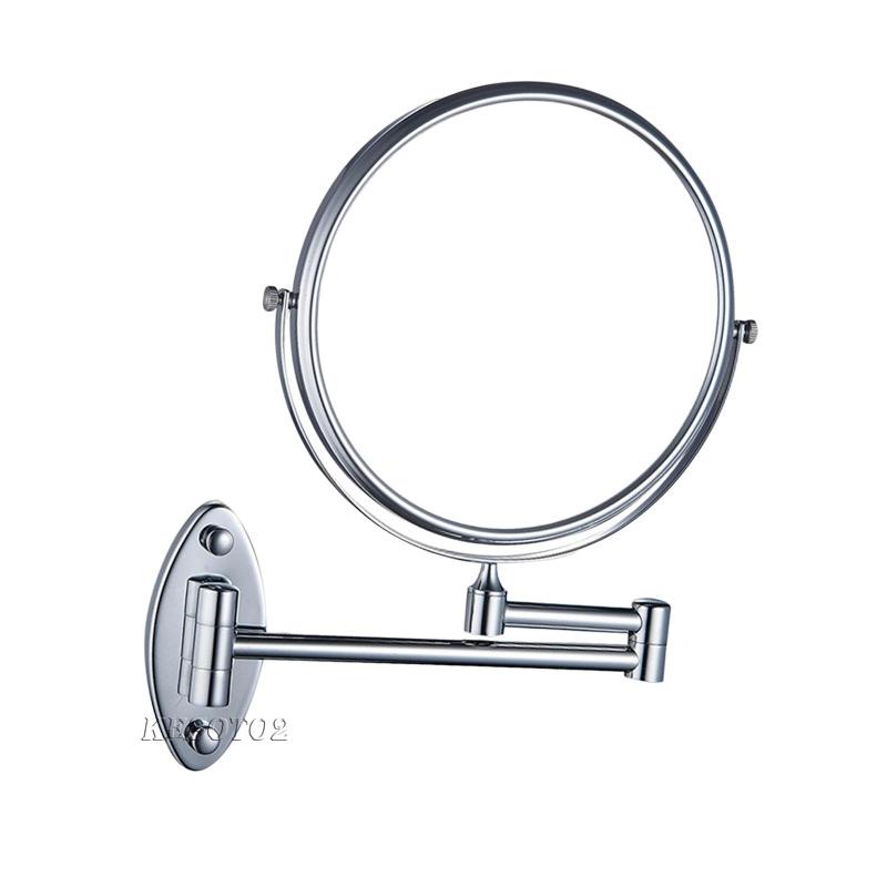 Bộ 2 Gương Phóng Đại 3x Chống Sương Mù Gắn Tường Nhà Tắm Tiện Dụng