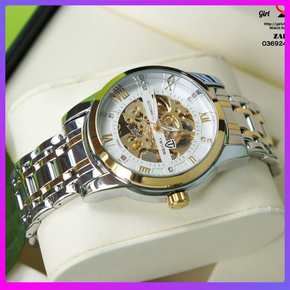 Đồng hồ cơ nam Tevise với máy cơ lộ full 2 mặt nhìn cực đẳng cấp với khả năng tích cot lâu ấn tượng [ Đồng Hồ Cơ ] | BigBuy360 - bigbuy360.vn