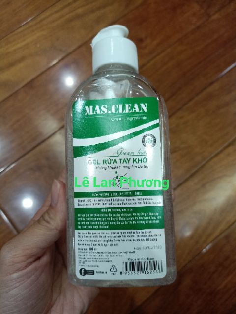 [Mua 2 tặng 1][SẴN] gel rửa tay khô ORGANIC MAS.CLEAN