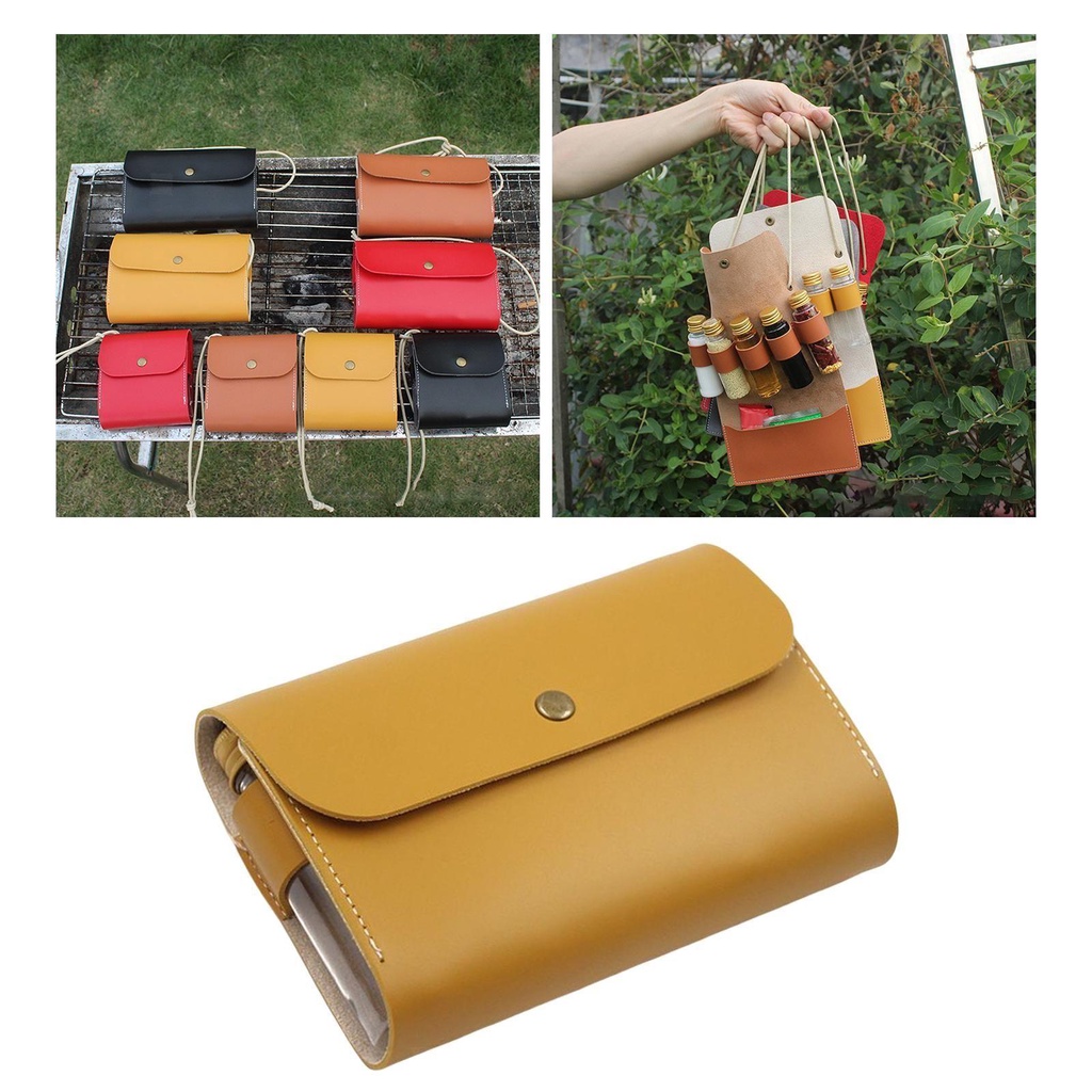 KUNHEV Bộ Túi Đựng Gia Vị Cắm Trại Tiện Dụng