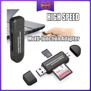 [Ready Stock] XGamer Micro USB OTG to USB 2.0 Adapter, SD / Micro SD Card Reader for Smartphone, PC