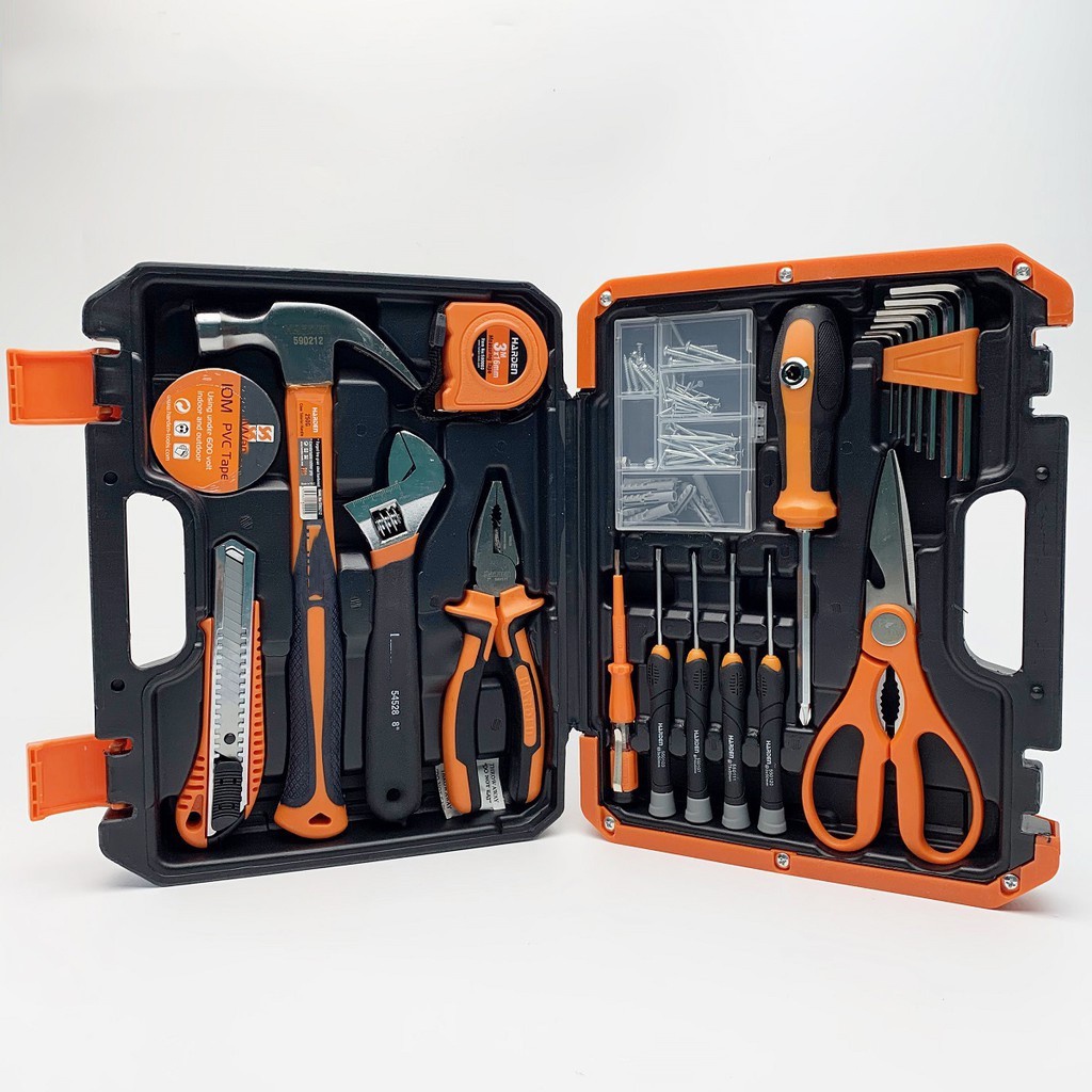 Bộ dụng cụ sửa chữa đa năng cao cấp 22 chi tiết HARDEN PRO, bộ dụng cụ đồ nghề sửa chữa bộ dụng cụ đa năng chuyên nghiệp