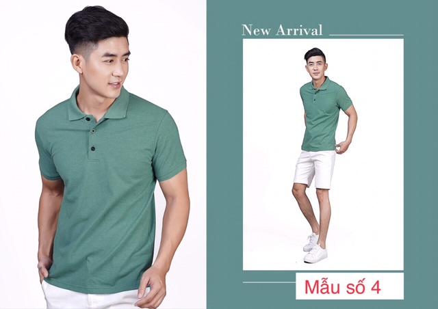 Áo thun nam có cổ [+Free Tất] TTmaxX Cá Sấu A39 Cổ Bẻ - Chất Đẹp, Mềm Mịn, 4 Chiều Co Giãn Tốt | BigBuy360 - bigbuy360.vn