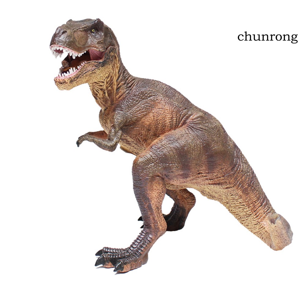 CR+Simulation PVC T-Rex Dinosaur Action Figure Model Kids Education Toy Collectible