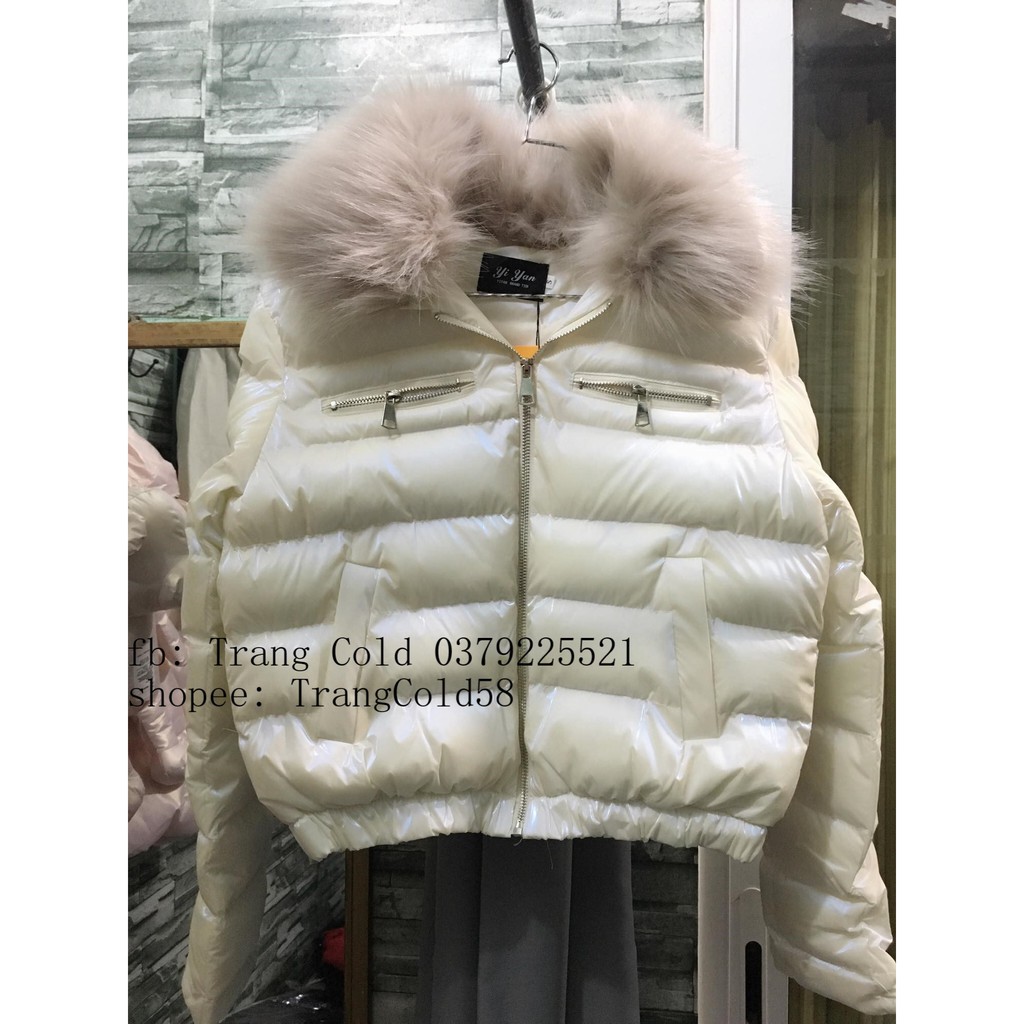 Khoác phao bóng cổ lông (Ảnh thật shop tự chụp )