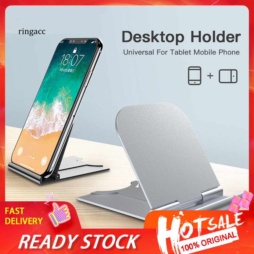 Giá đỡ điện thoại/máy tính bảng để bàn thông dụng nhỏ gọn có thể điều chỉnh được