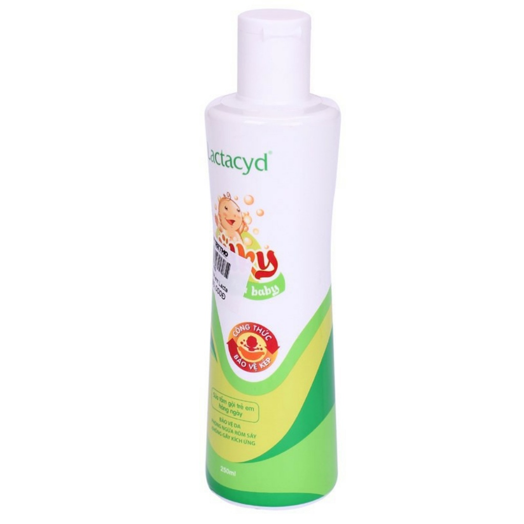 Sữa tắm gội Latacyd Milky chống rôm sảy 250ml cho bé sơ sinh