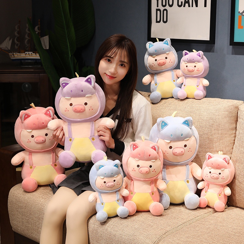 Thú Nhồi Bông Hình Chú Heo Xinh Xắn 25/35/45cm