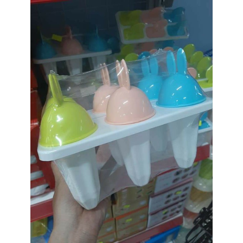 Khay 6 ngăn làm kem cute đáng yêu, hàng đẹp