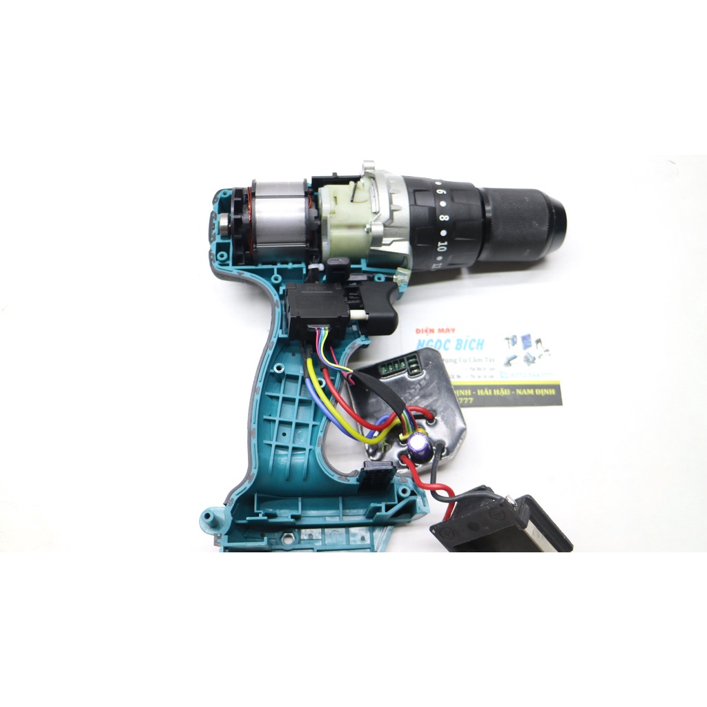 Máy Khoan Pin 199V Đầu Auto Lock 13mm FULL PHỤ KIỆN