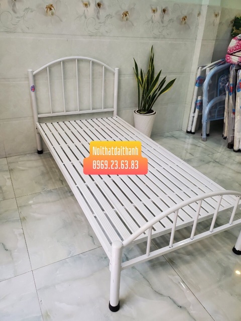 Giường sắt mỹ nghệ cao cấp 1m2x2m | BigBuy360 - bigbuy360.vn