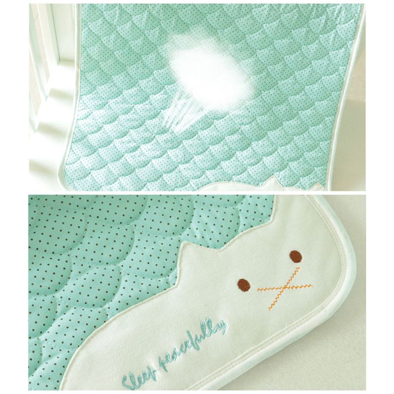 Thảm Lót Thay Tã Bằng Cotton Mềm Chống Nước 50x70cm / 70x100cm Cho Bé Sơ Sinh