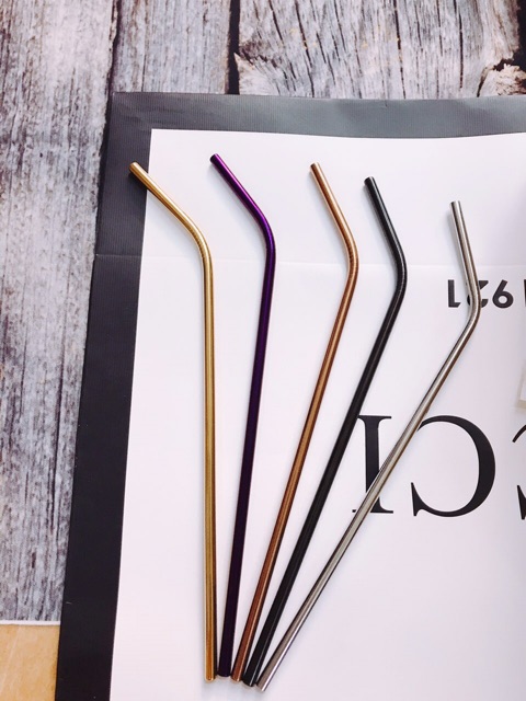 🥤Ống hút kim loại và cọ rửa ống hút🥤 | BigBuy360 - bigbuy360.vn