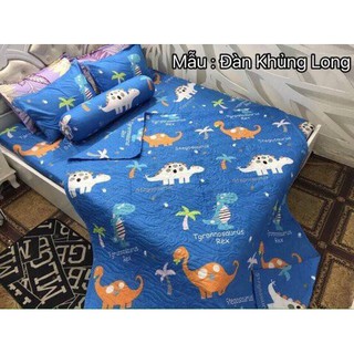 BỘ GA GIƯỜNG VƯỜN KHỦNG LONG SIÊU DỄ THƯƠNG