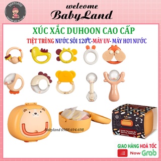 Đồ chơi xúc xắc cho bé, gặm nướu cho bé gồm 10 chi tiết loại siêu cao cấp có hộp đựng babyland