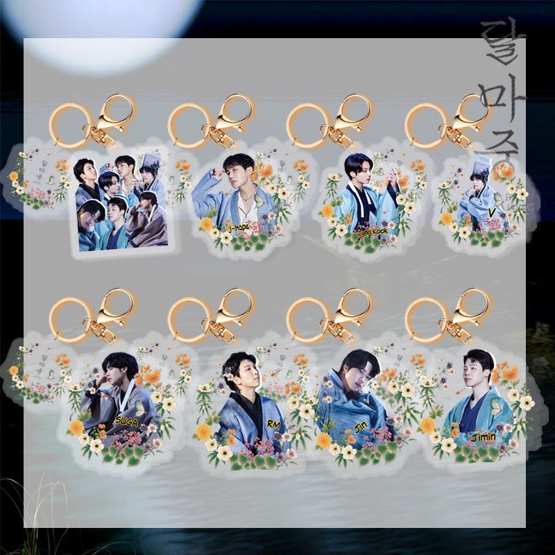 Móc Chìa Khóa Bằng Nhựa Acrylic Hình Nhóm Nhạc Kpop BTS Daljung 2022