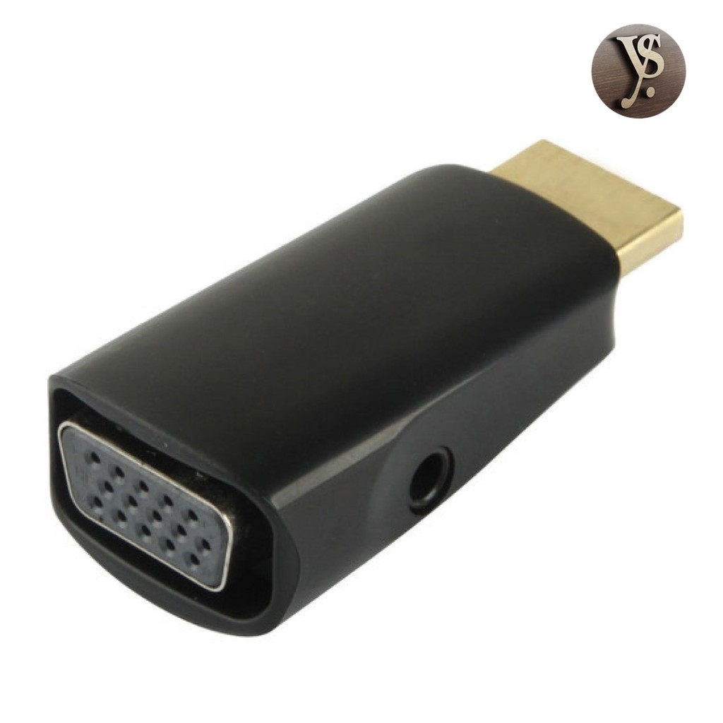 Yuchri Shop Bộ Chuyển Đổi Hdmi Sang Vga & Aux 1080p Taffware - S-Pc-0389