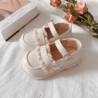 Giày Búp Bê Bằng Da PU Tiểu Thư Cho Bé