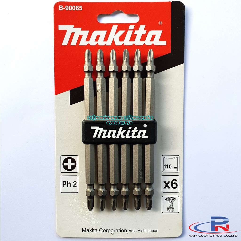 Mũi vặn vít kiểu 2 đầu Makita từ 45mm đến 150mm B-90071 B-90065 B-90059 B-90015 B-90009
