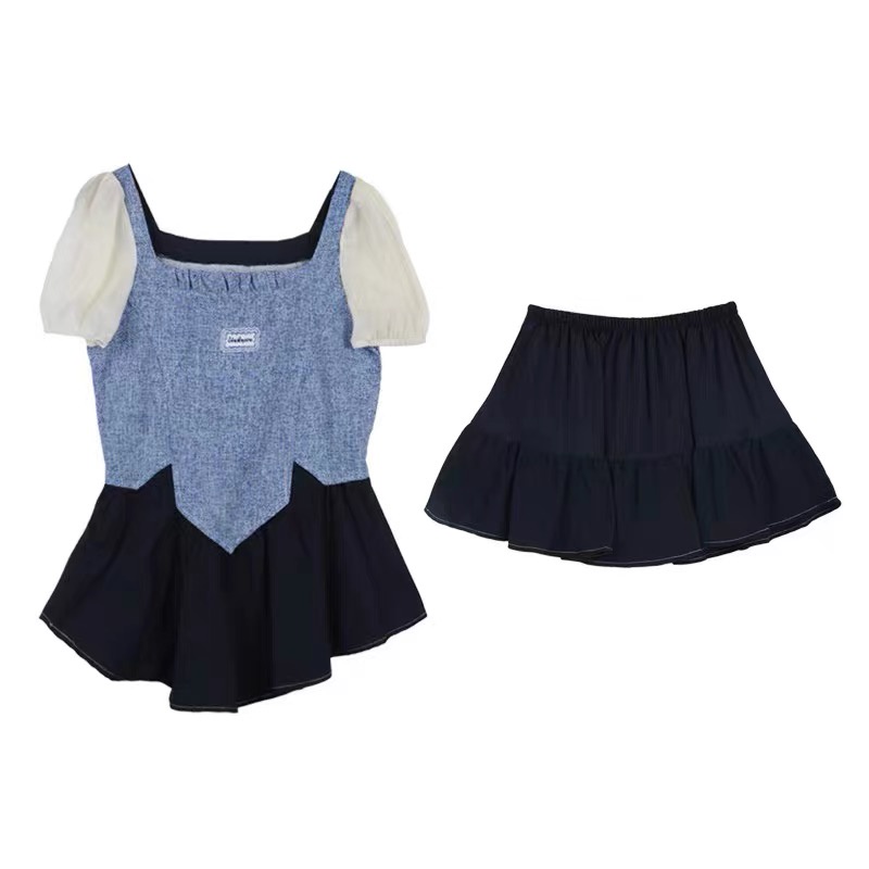 Đầm Tay Ngắn Cổ Vuông Thiết Kế Hợp Thời Trang Cho Nữ