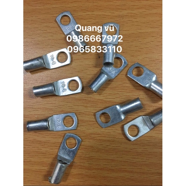 Combo 10 đầu cos SC 10-6 đồng mạ kẽm